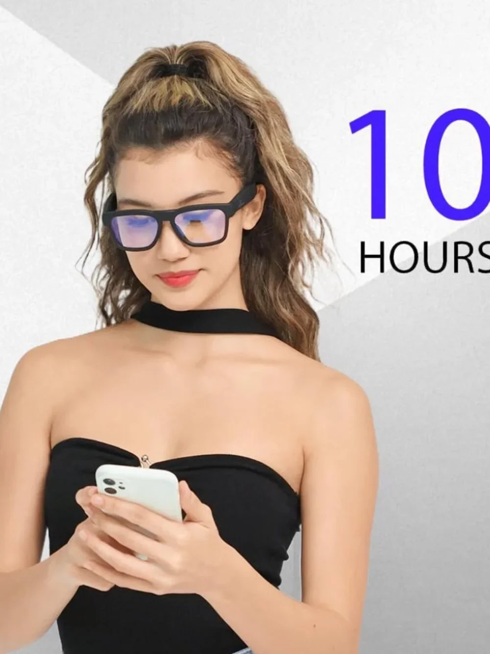 Sunshine Bluetooth Audio Sunglasses, Lightweight Open Ear Sport Glasses